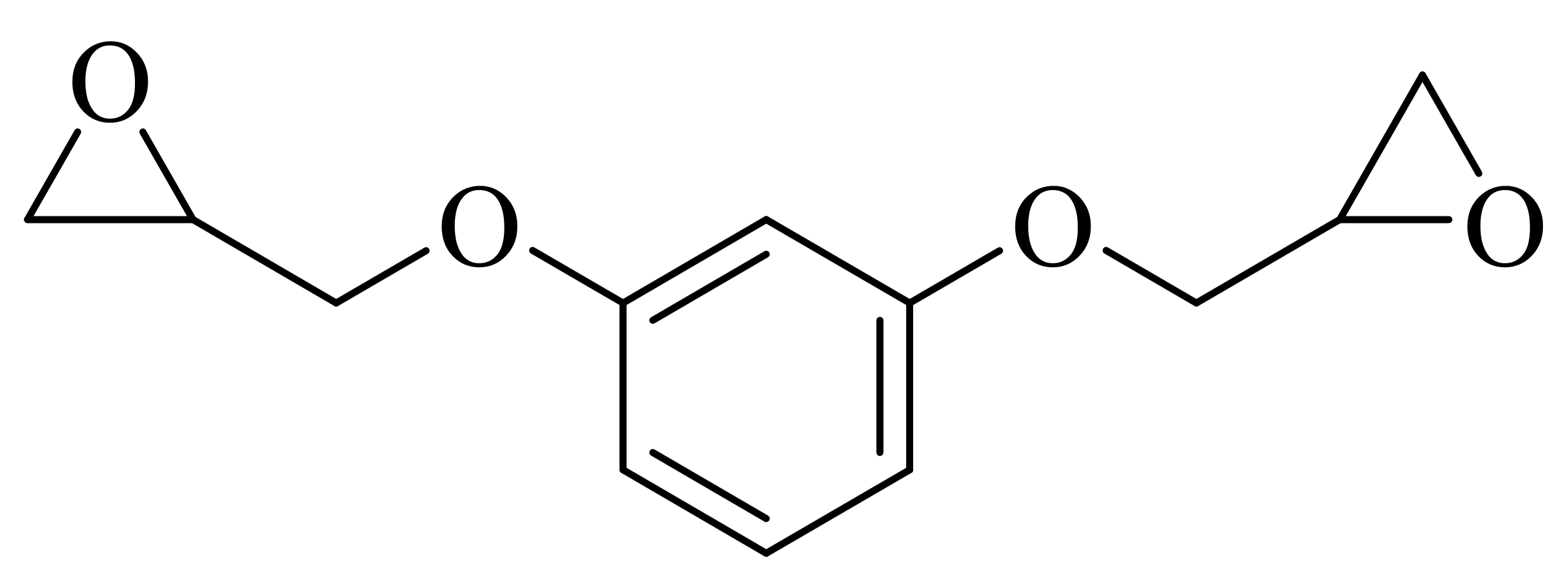 YW-602 · 間苯二酚二縮水甘油醚 · 所提供產品手冊中的結構